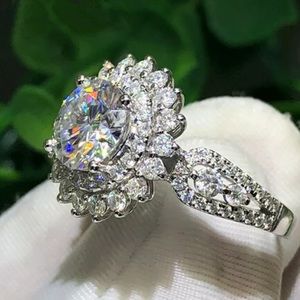 NEW💎925 Sterling Silver White Sapphire Ring